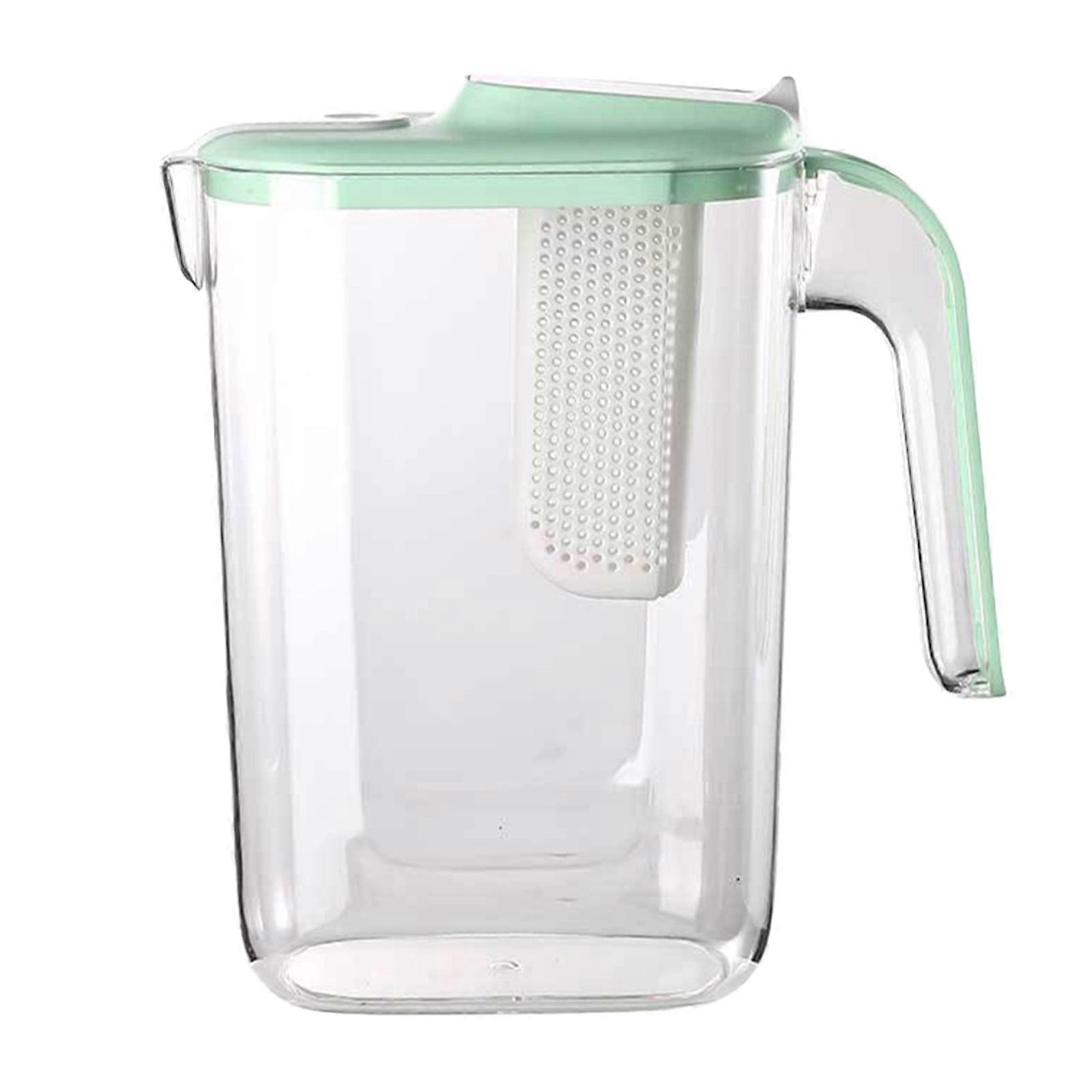 Refrigerator Cold Water Kettle with Fruit Filter, Compatible with Side Door, High Temp Durable