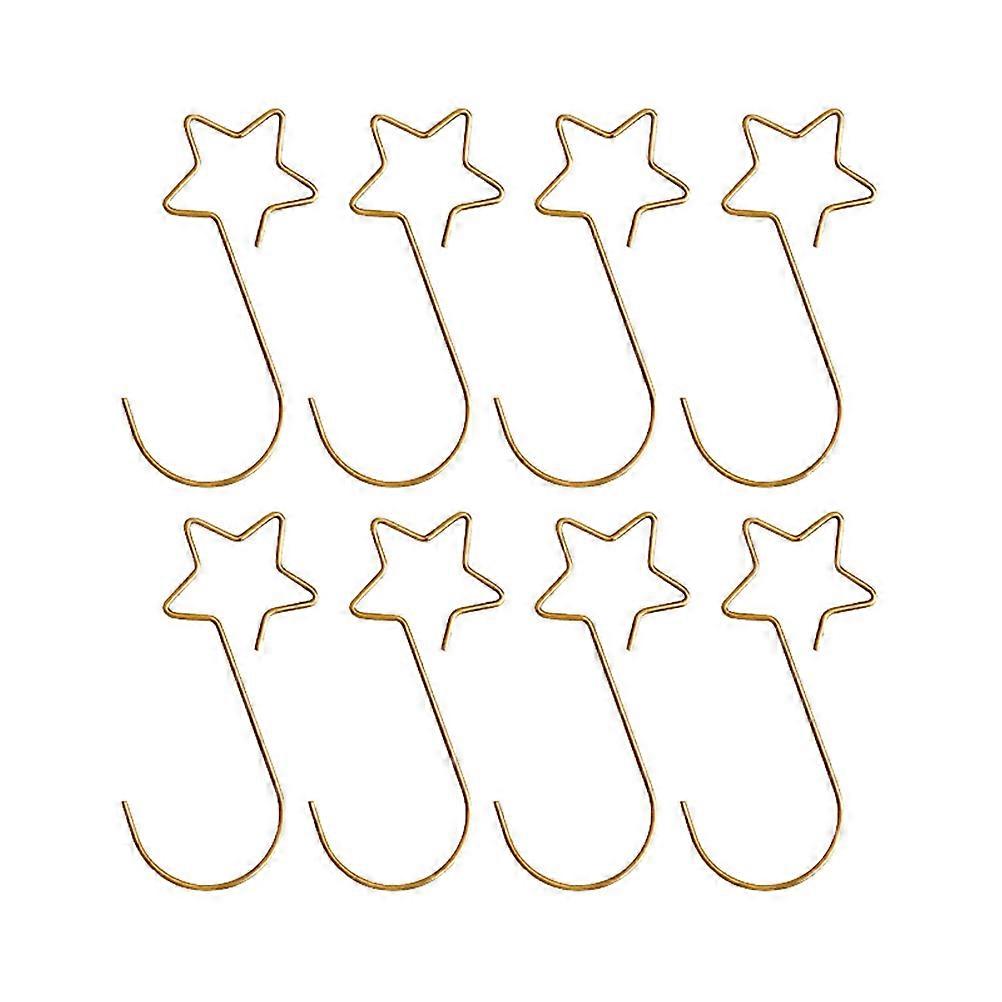 Multi-Functional Hooks Metal Star Shape for Hanging Use 120Pcs Golden