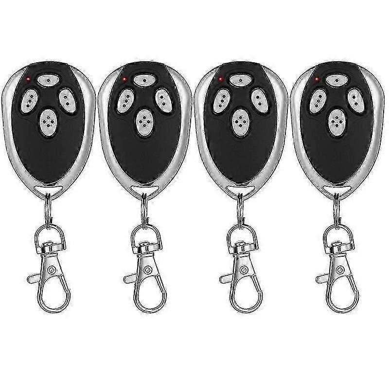 4 Pcs 4 Channels Gate Opener Remote Compatible for Aleko LM123 433.92mhz Garage Door Remote Control