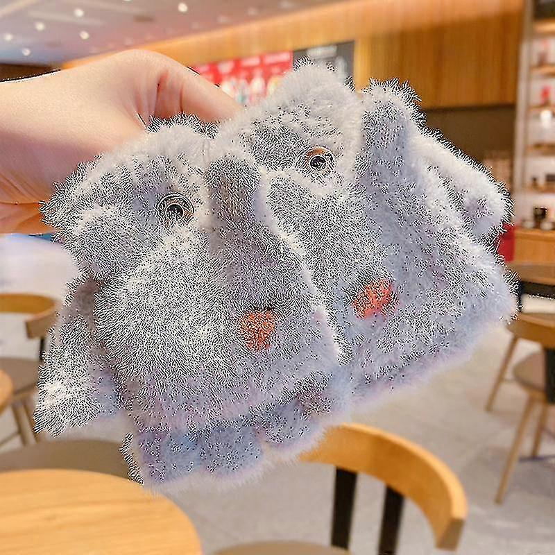 Barn Fingerless Handskar Cabriolet Flip Top Handskar Barn Mjuk stickade handskar Pojkar Flickor