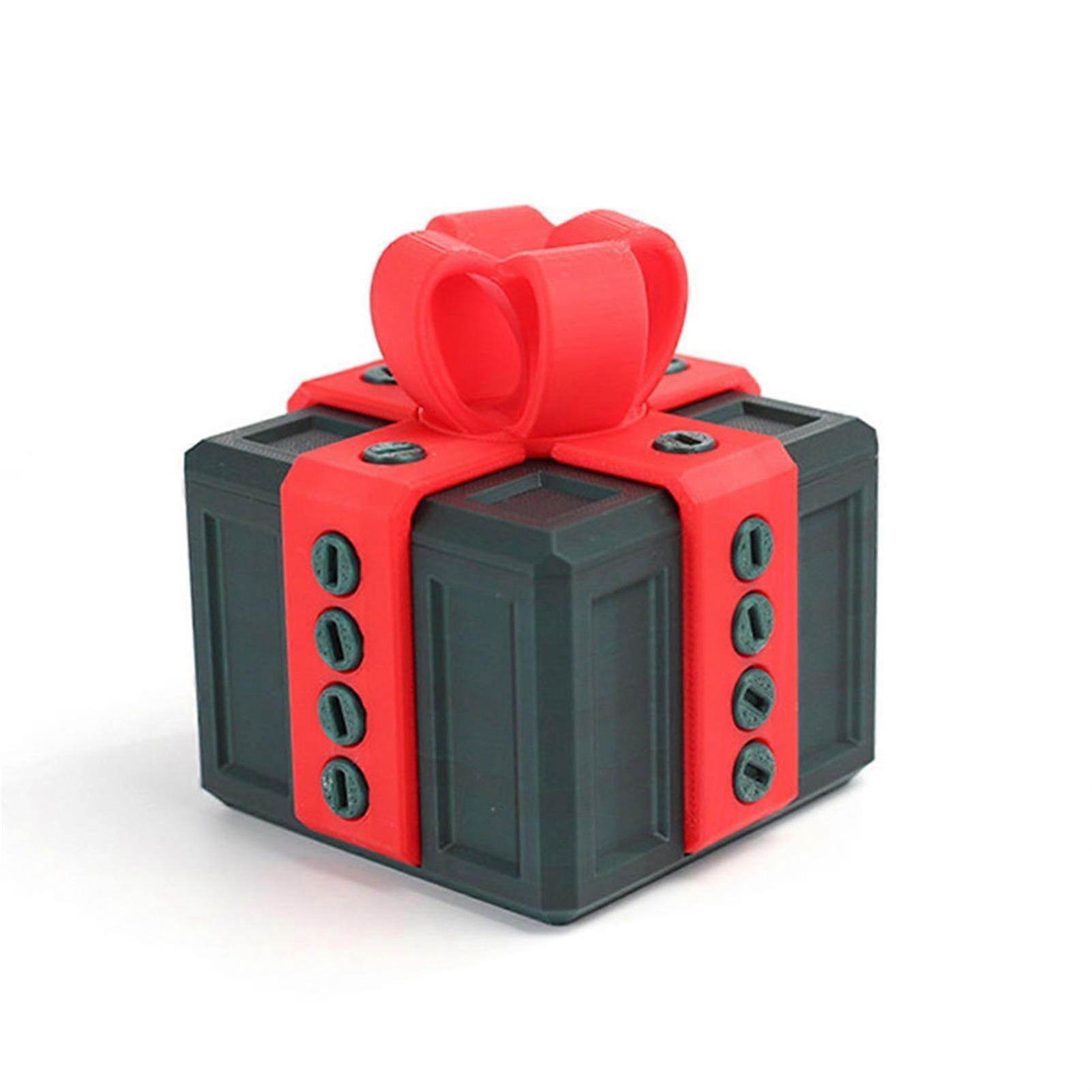 25-26 Annoying Gift Box with Screws, Annoying Gift Box with Twist Storage, 3D Printed Prank Screw Box Gift for Kids Adults