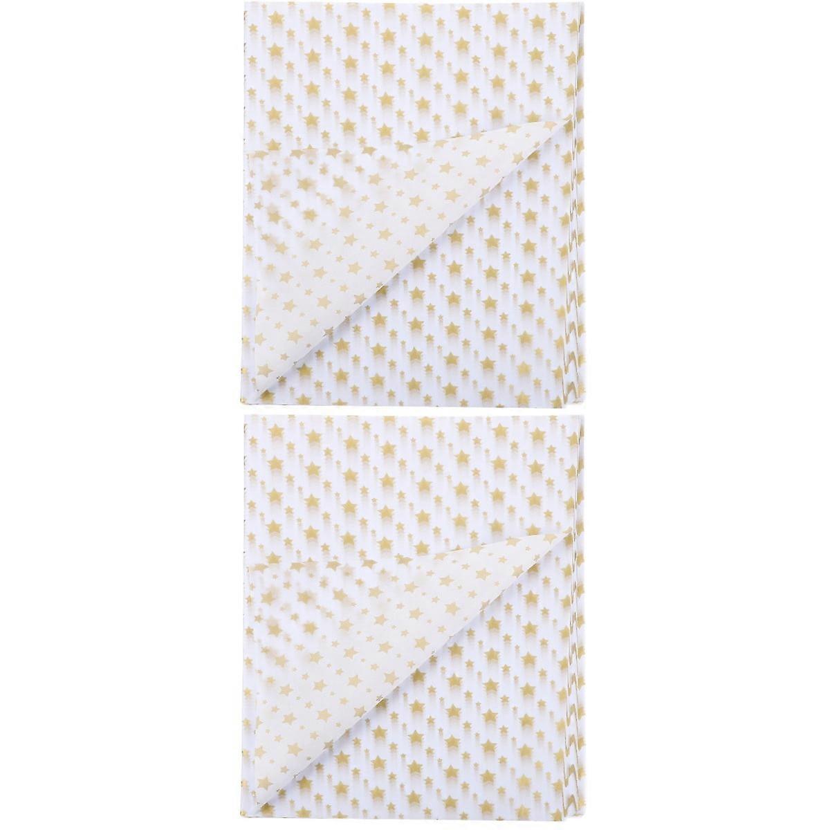 2 PCS Crinkle Paper Wrapping DIY Gift Box Decor Child