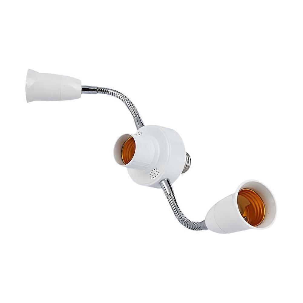 E27 LED Bulb Splitter Adapter Adjustable for Home Office 3 Heads