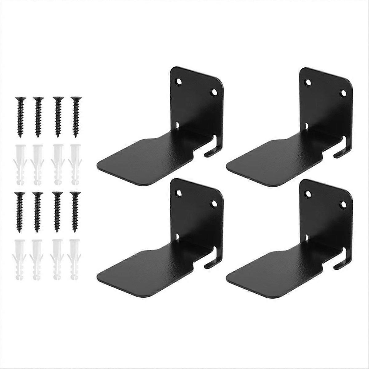 4PCS Invisible Floating Bookshelf Floating Book Organizer,A