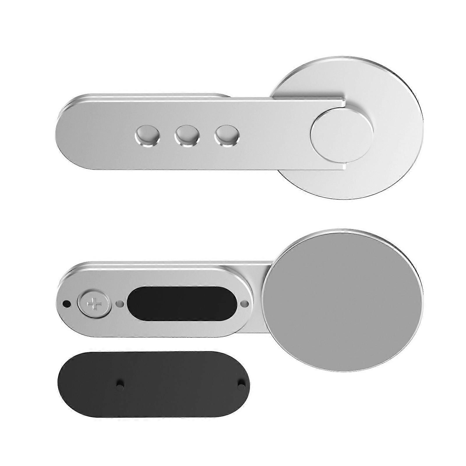 Anti Slip Ergonomic Magnetic Phone Stand Holder Suitable For Laptop Computers Multiple Angle Adjustable Foldable Holder  Silver