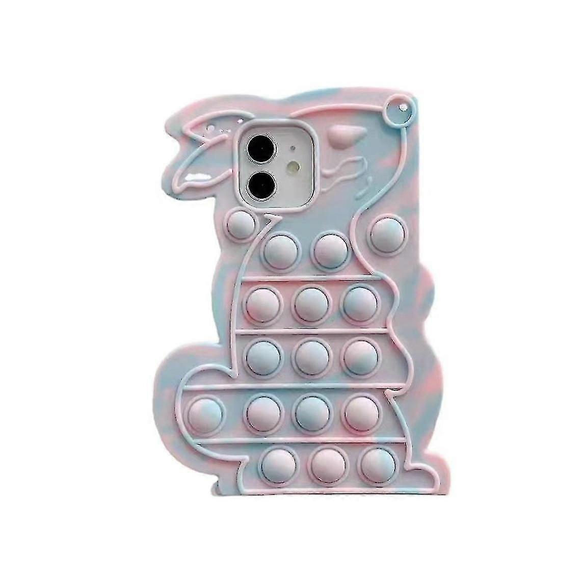 Push Pop Rabbit Shape Silicone Case For Iphone 11 Pro Max