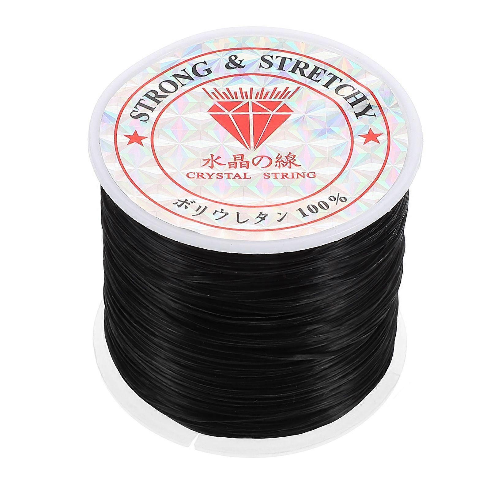 1 Roll Of Multi-Use Handcraft Strings Elastic Cord For Hair Extensions Invisible Wire For Hairstyling Stretch Beading String For Loose Beads Jewelry
