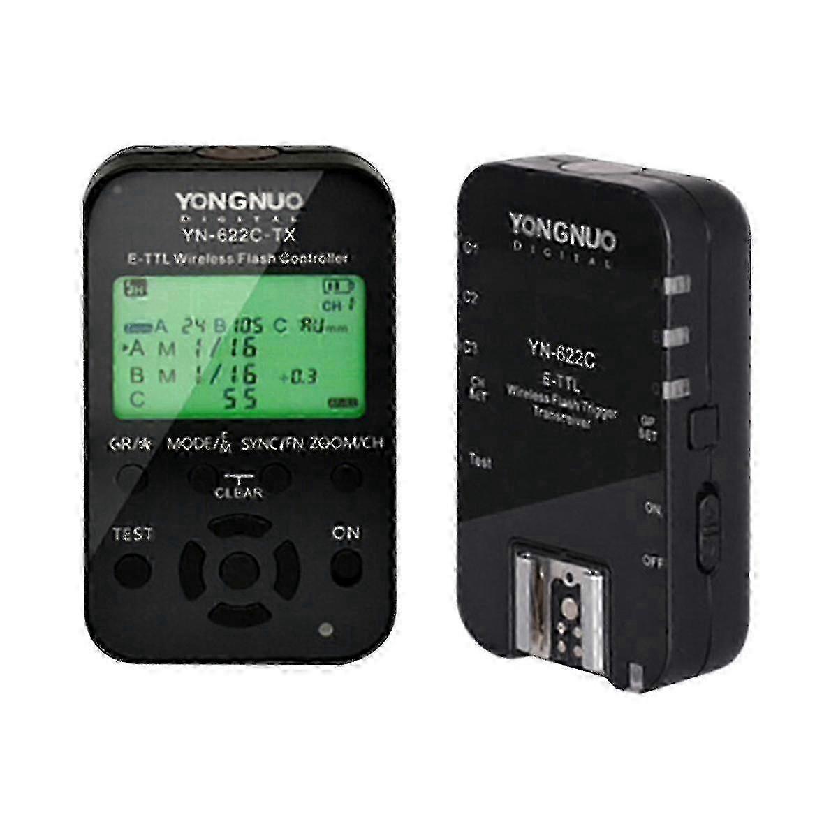 Yn622c-tx Transmitter Yn622c Ii Receiver 2.4g Ttl Hss Wireless Flash Trigger Yn622-tx