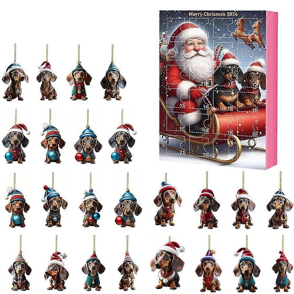 Dachshund Christmas Advent Calendar 2024 Festive Countdown with 24 Daily Surprises for Dog Lovers