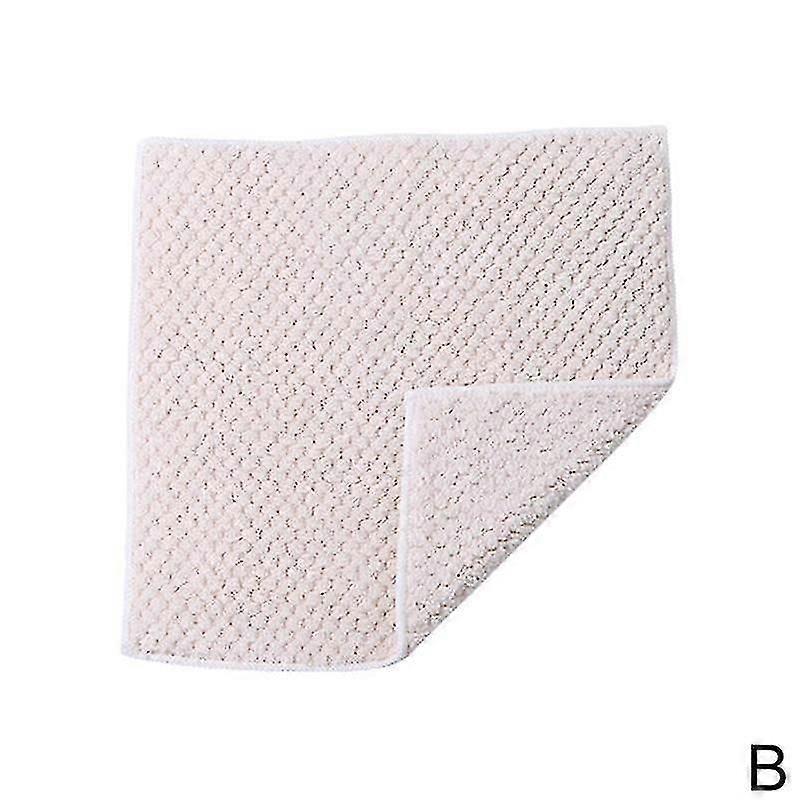 Microfiber Thicken Double Layer Kitchen Dish Cloth Towel Cleaning Tableware C9e7