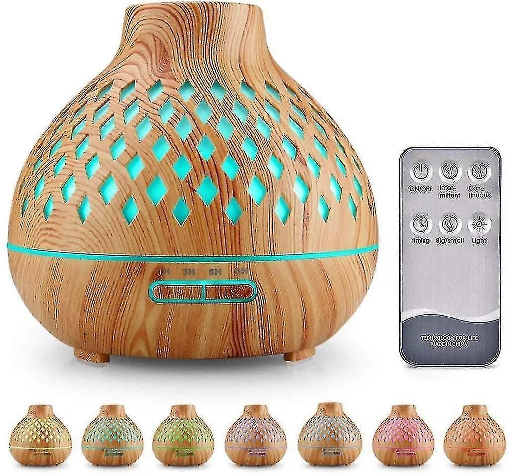 Aroma Diffuser, 400ml Humidifier, Ultrasonic Power And 7-color Led