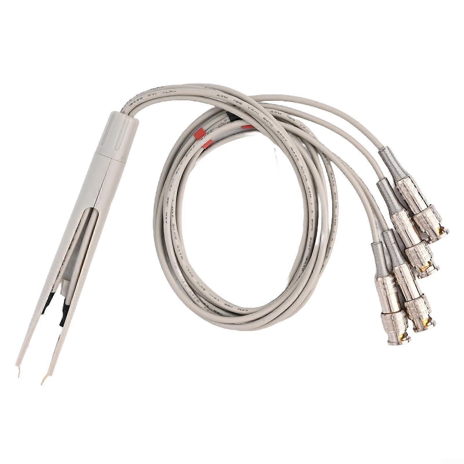 SMD Test Clip Cable For LCR Meters SMT Component Testing Leads Insulated Copper Clip Style