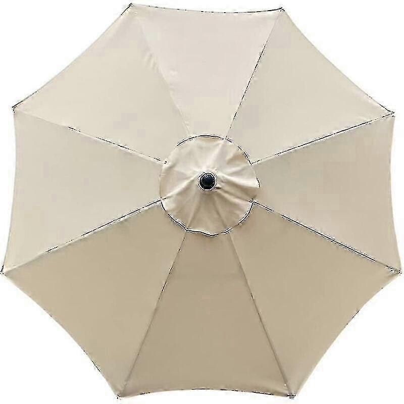 Beige Waterproof Replacement Cover for Parasol UV Protection