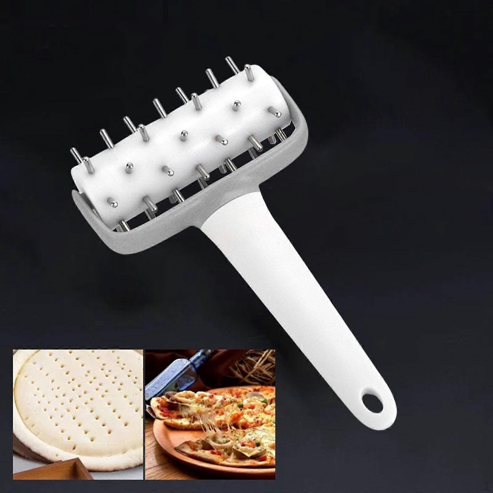 Pizza Docker Roller, Maker with Hanging Hole, Removable Docking Tool,Pastry Pie Pin for