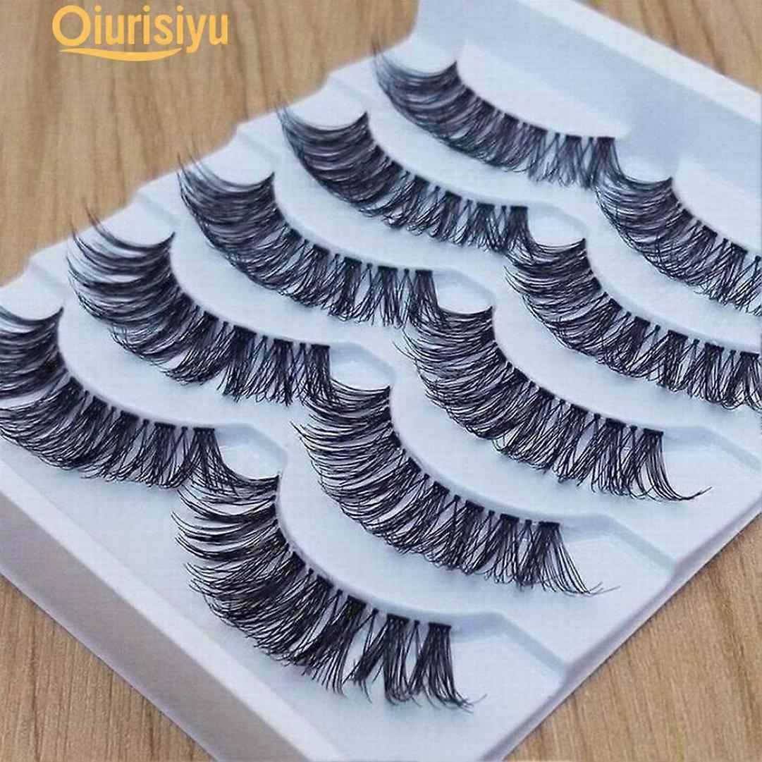 5 Pairs Natural Long Volume False Eyelashes