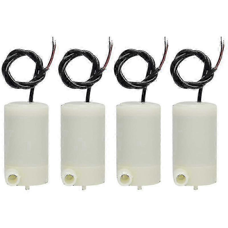 4 قطع DC 3 V 5 V - غاطسة مضخة مياه صغيرة خزانات الأسماك نافورة حوض السمك مجموعة