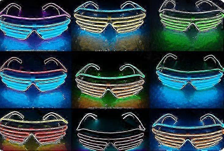 Led Light Up Glasses Usb Rechargeable For Parties Festivals