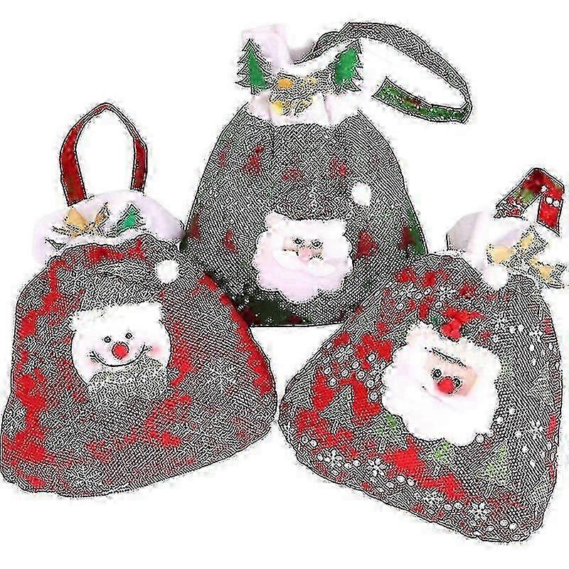 Christmas Party Bag with Drawstring for Holiday Gifting