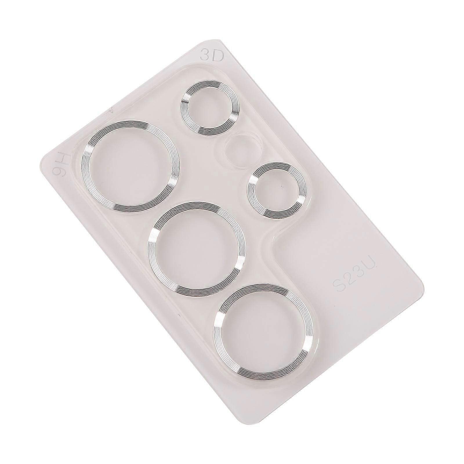 Camera Lens Glass for SAMS23 ULTRA Tempered Glass Ultra-Thin Camera Lens Protector Scratch-Proof Camera Protector Cover  Silver