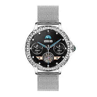 Zeceouar-Sonderangebot! 1,3-Zoll-Smartwatch für Android & iOS, wasserdicht nach IP68, Fitness- und Sprachfunktionen, kompatibel mit Damen und Herren