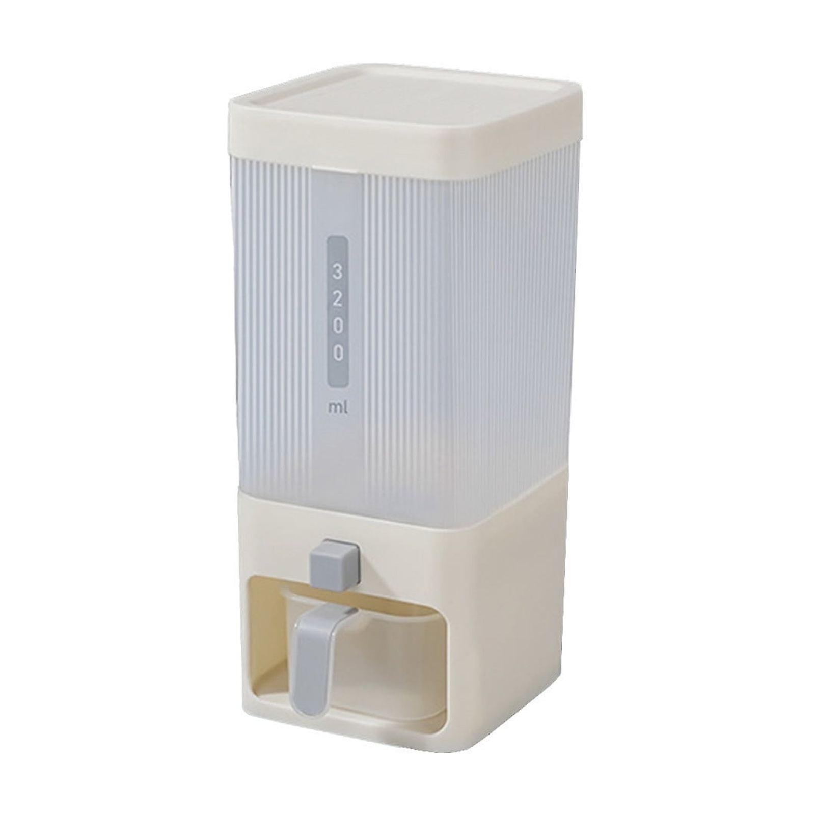 Rice Dispenser with Measuring Cup and Fresh Box, Cereal Dispenser Storage Container - Ideal for Home Pantry - Keeps Rice, Soybeans, and Sugar Fresh