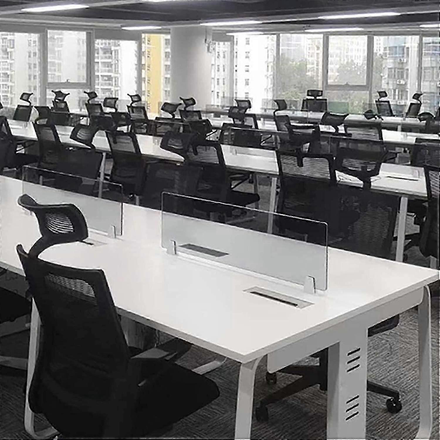 e 2 Piece Divider Desk Bracket, Divider Desk Clip, Desk Divider Clip, Desk Divider, For Call Centers, Offices, Libraries, Classrooms (32