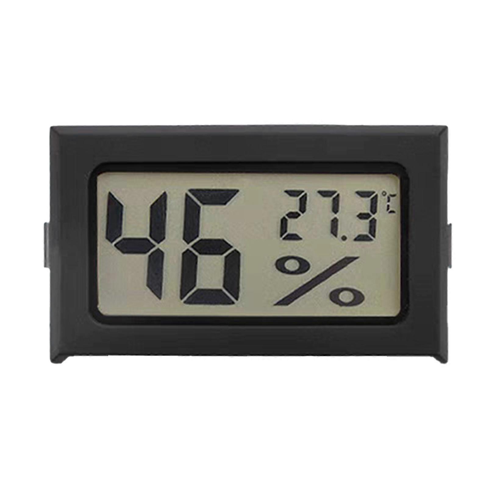 Mini Electronic Thermometer Hygrometer, LCD Display Temperature & Humidity Gauge
