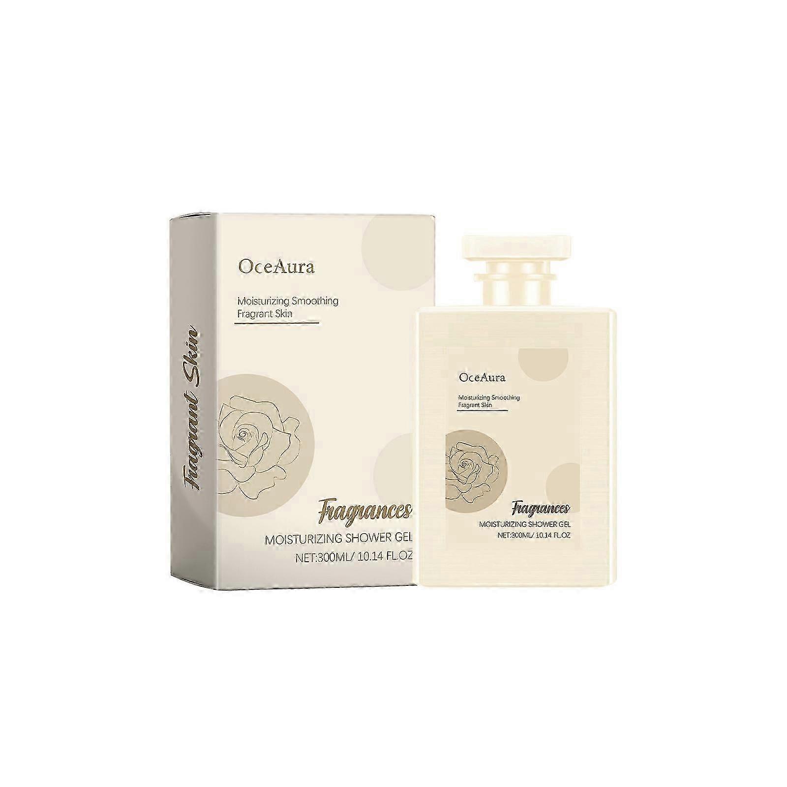 Rose Extract Moisturizing Shower Gel - Gentle Cleansing & Hydrating Body Wash with Fresh Fragrance