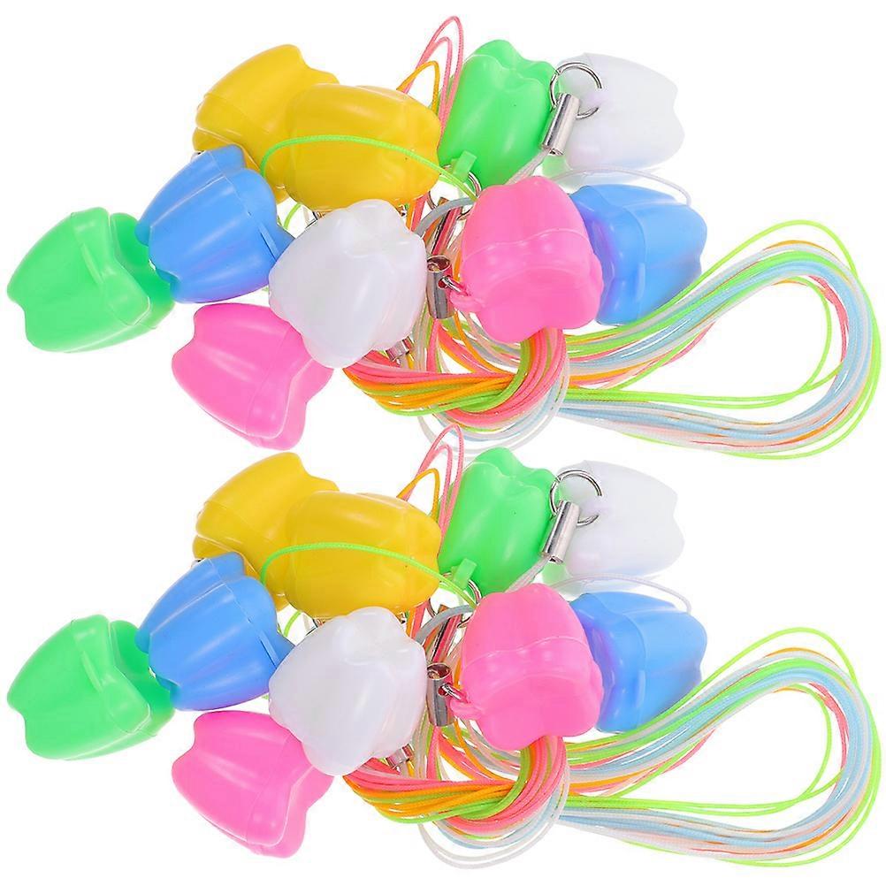 Baby Tooth Keepsake Box for Storage 30Pcs Assorted Color Tooth Containers
