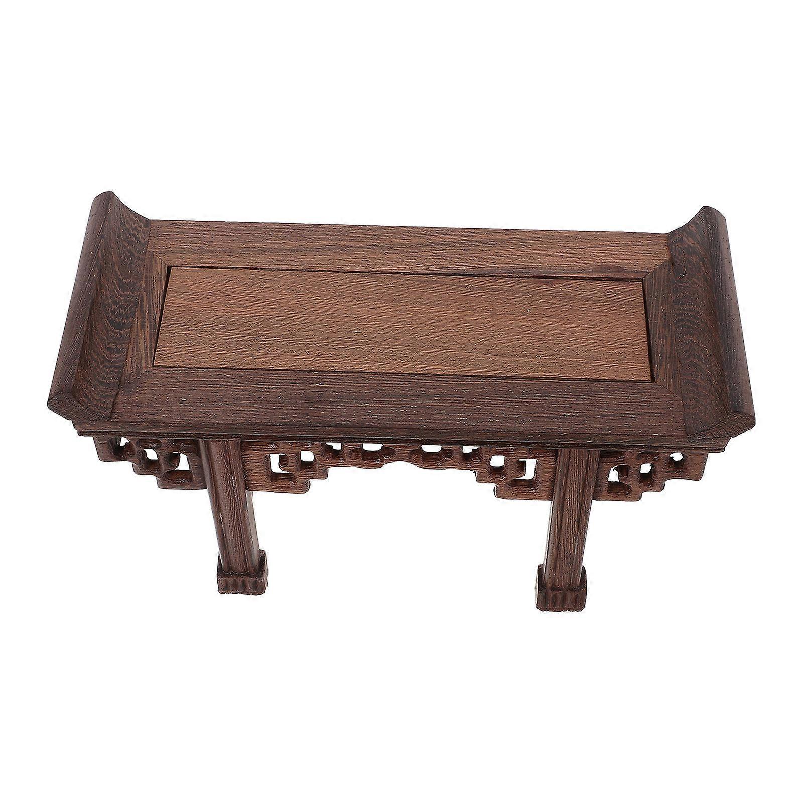 Chicken Wing Wood Altar Table for Kitchen Use Wood Display Stand