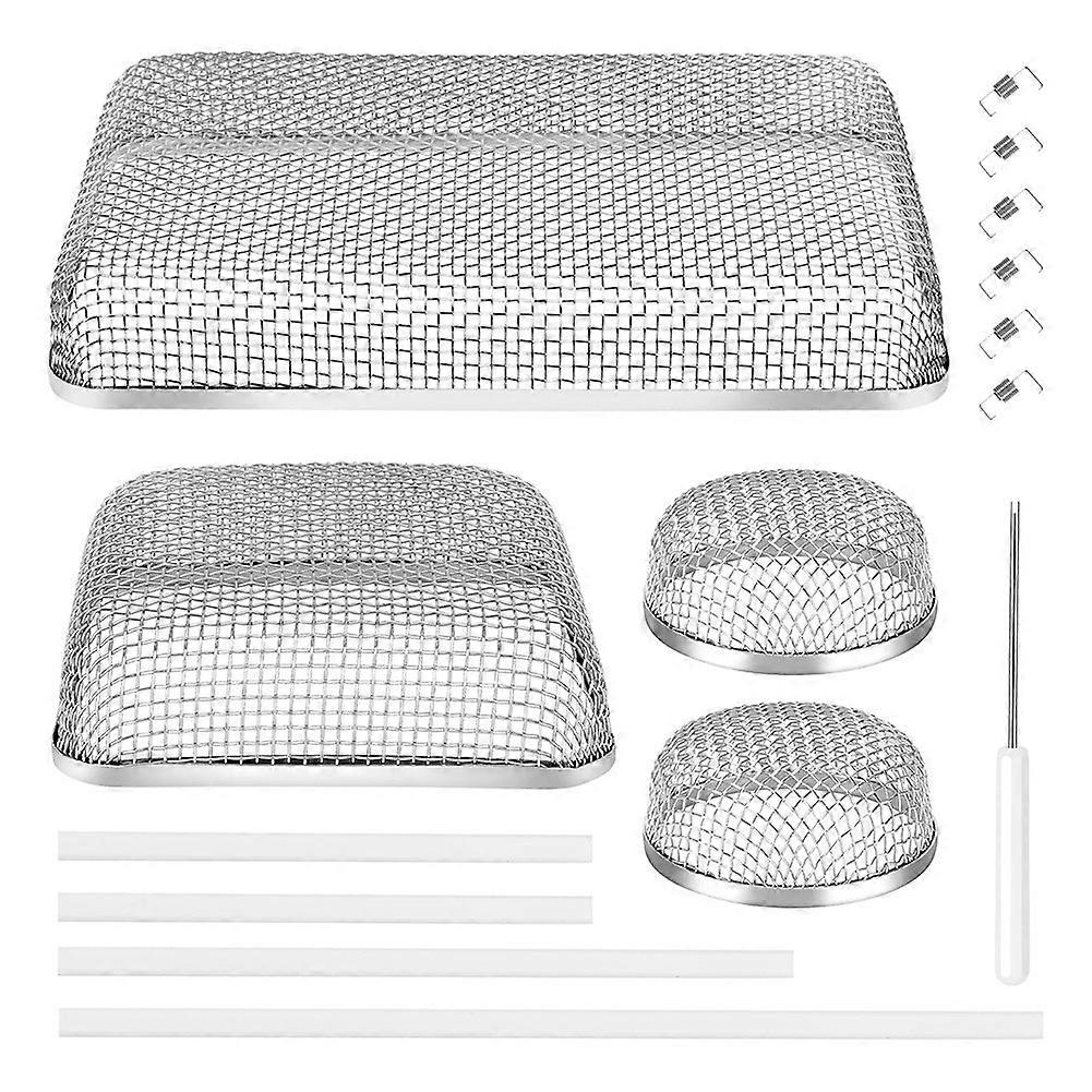 RV Furnace Vent Screen, Bug Screens Heater Vent Cover for Camper with Installation Tool and Silicone Rubber