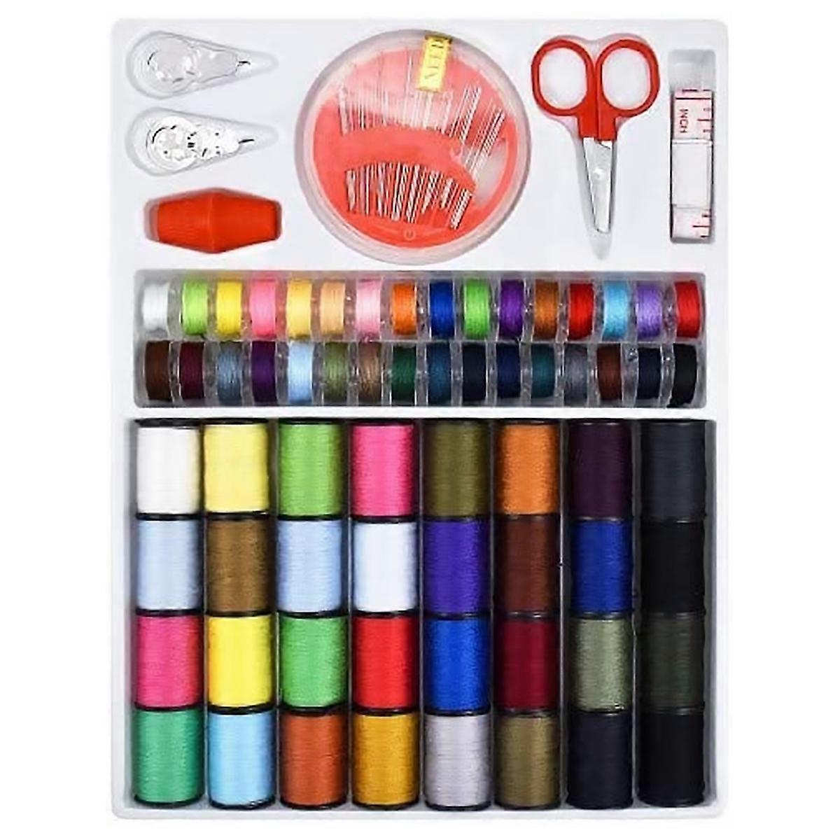 Bobbins Sewing Thread Kits Assorted Colors Hand Sewing Threads Recomable Spool Threads Machine Polyester Threads Assortment