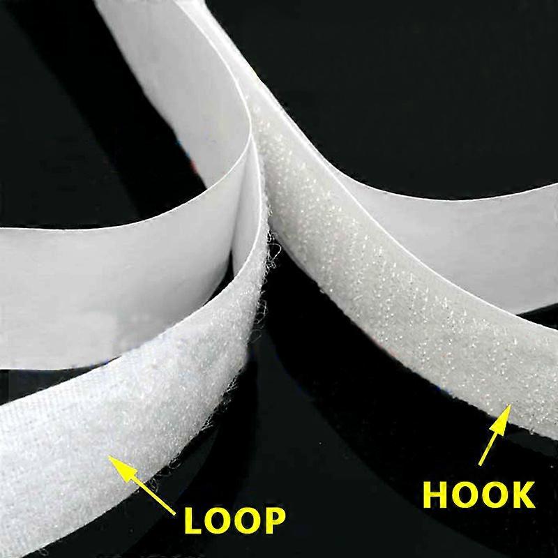 3meter Self Adhesive Hook and Loop Fastener Tape Double Magic Strong Strips Sticker  Adhesif with Glue for DIY 20/25/30/50mm