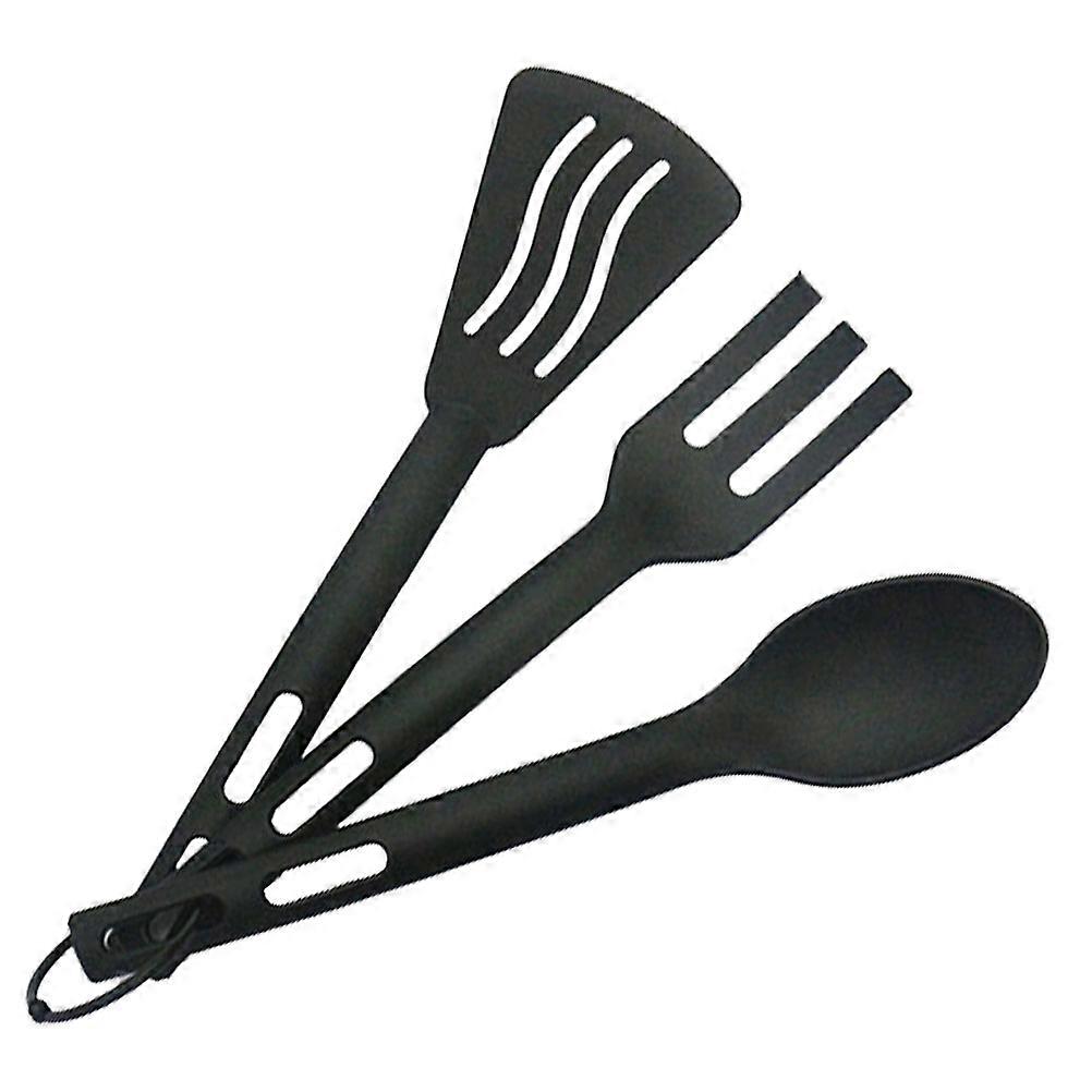 Portable Tableware Hanging Hole Spades Spoons Forks for 12Sets Camping