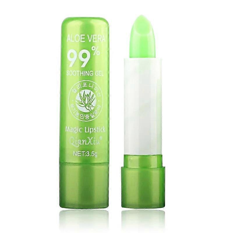 Nouveau naturel ALOE VERA changement de temp��rature couleur gel��e rouge �� l��vres longue dur��e hydratant l��vres maquillage baume �� l��vres bri