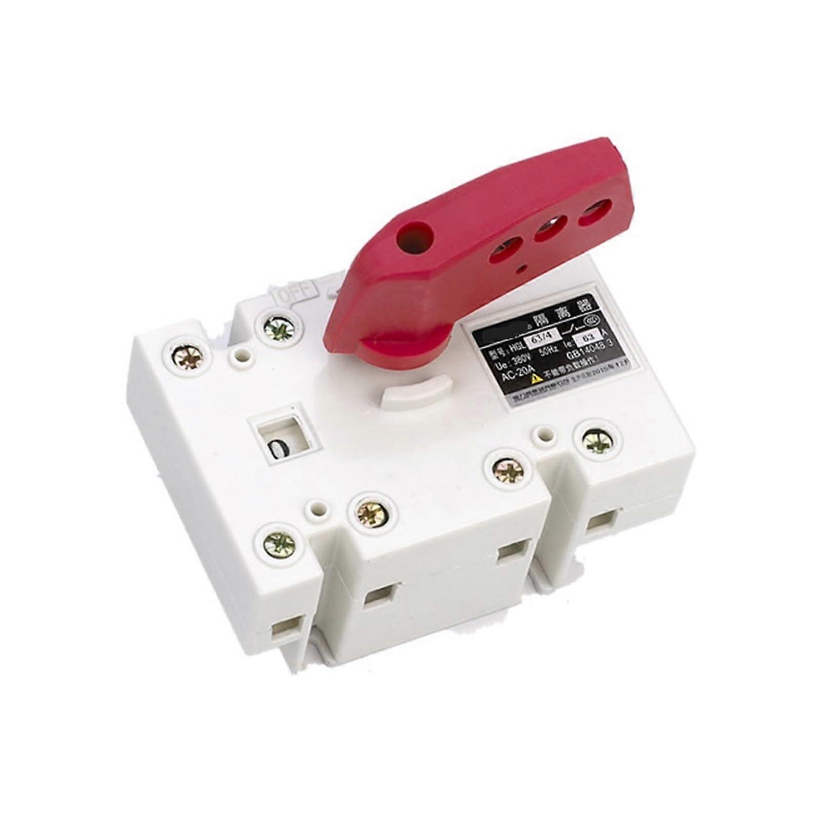 HGL Disconnector HGL63/4 63A Rating Industrial Disconnector Switch FourPole Model