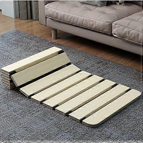 Bed Slats Replacement Foldable Pine Wood Bunkie Board Queen Size Mattress Support for Sagging Beds