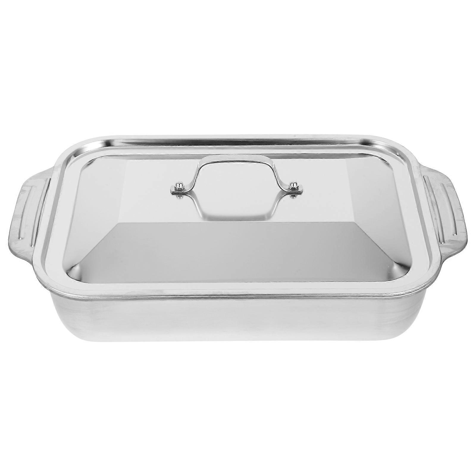 Stainless Steel Roasting Pan Grilled Fish Plate for Baking