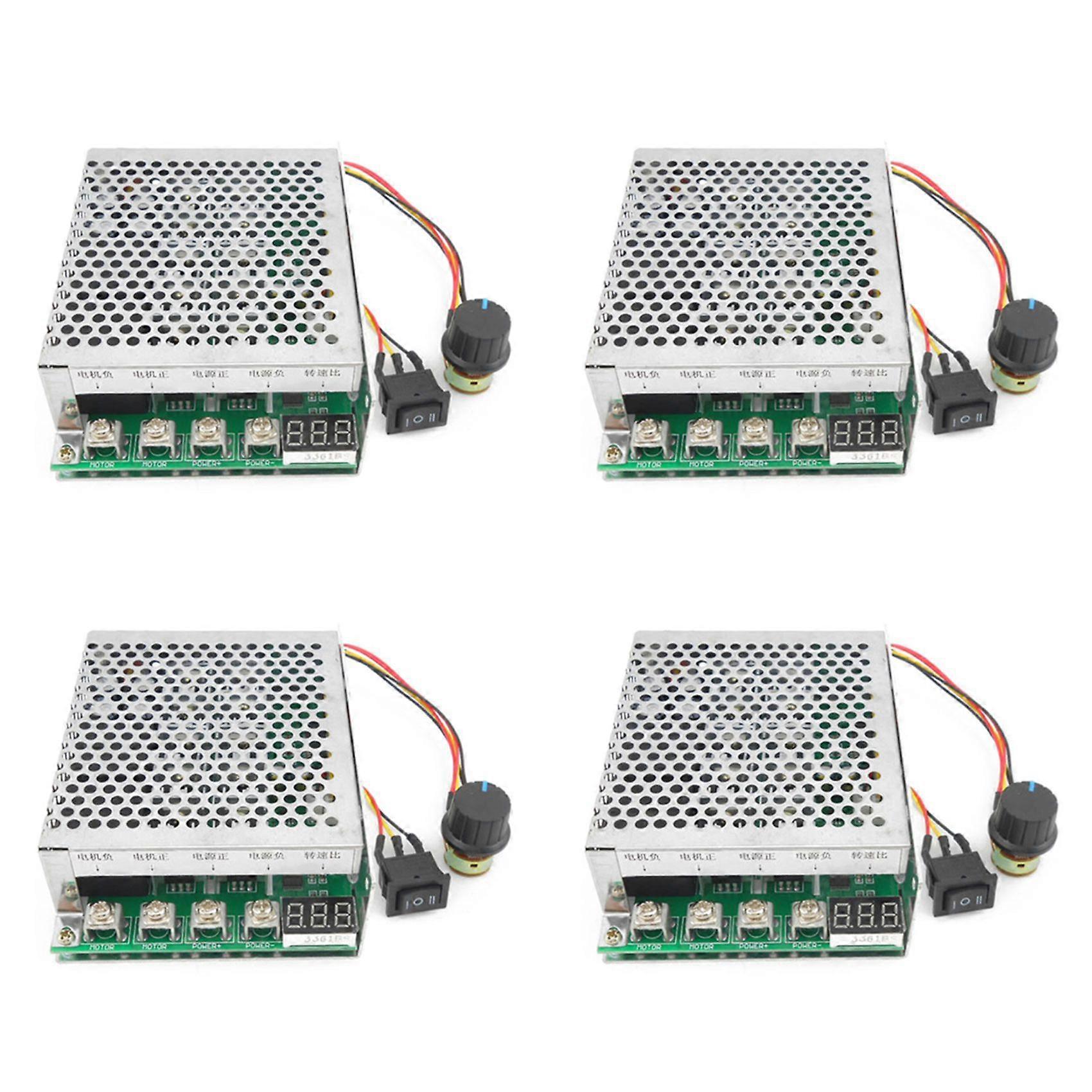 4X DC 10-55V 100A 3000W Motor Speed Controller Reversible PWM Control Forward and Reverse Controller