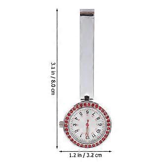 Lichtgevend nachtlampje, hangend horloge, duurzaam en praktisch zakhorloge voor gebruik door verpleegkundigen
