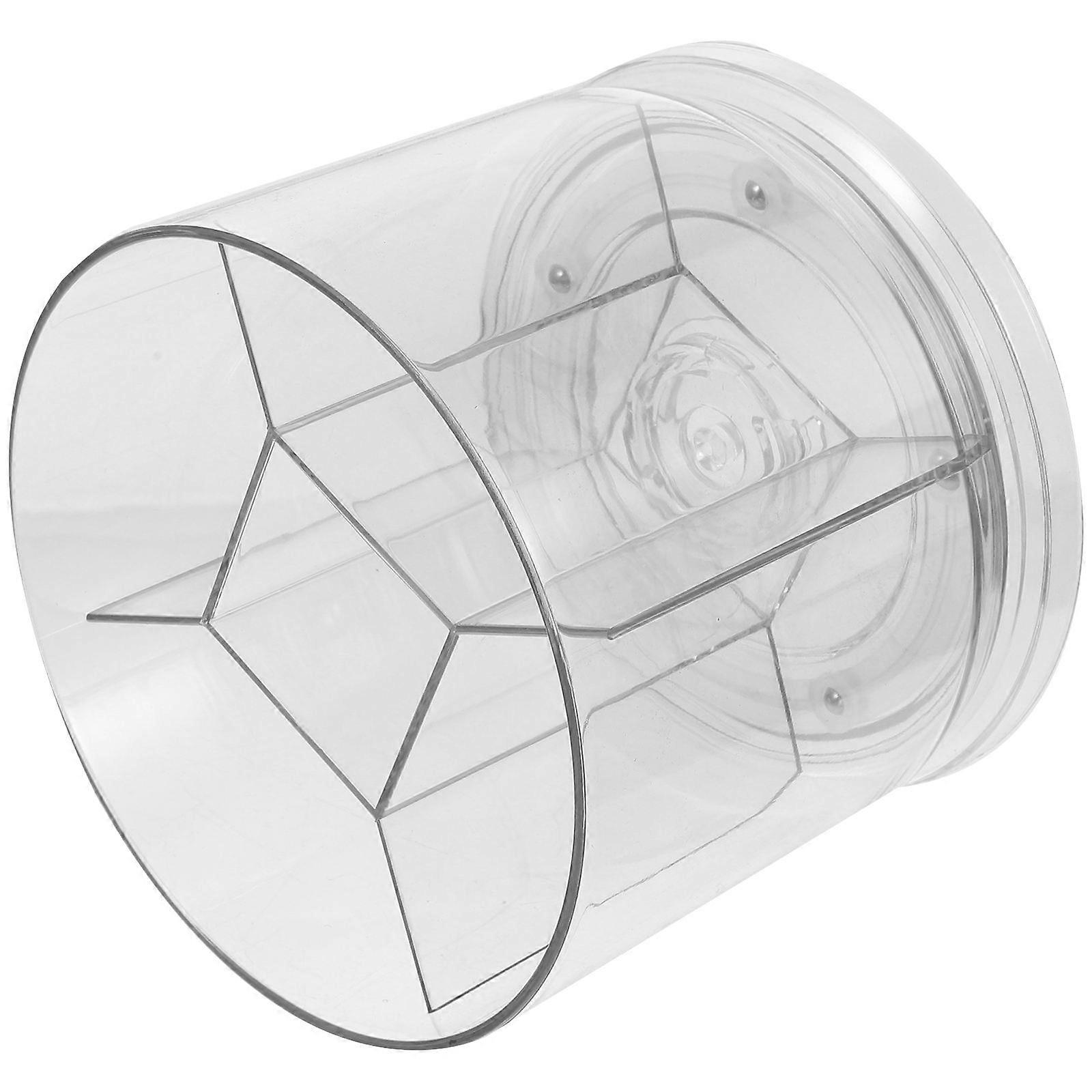 Rotating Pen Holder for Desk Organizer with Clear Plastic Material