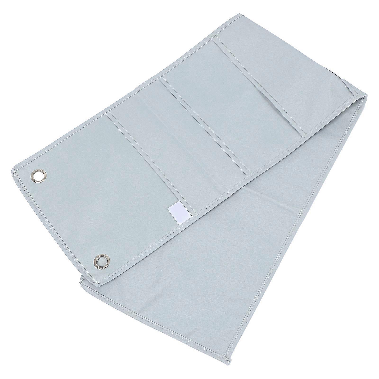 Books Storage Bag 2Pcs for Hanging Storage Pocket with Multi-Grid Design