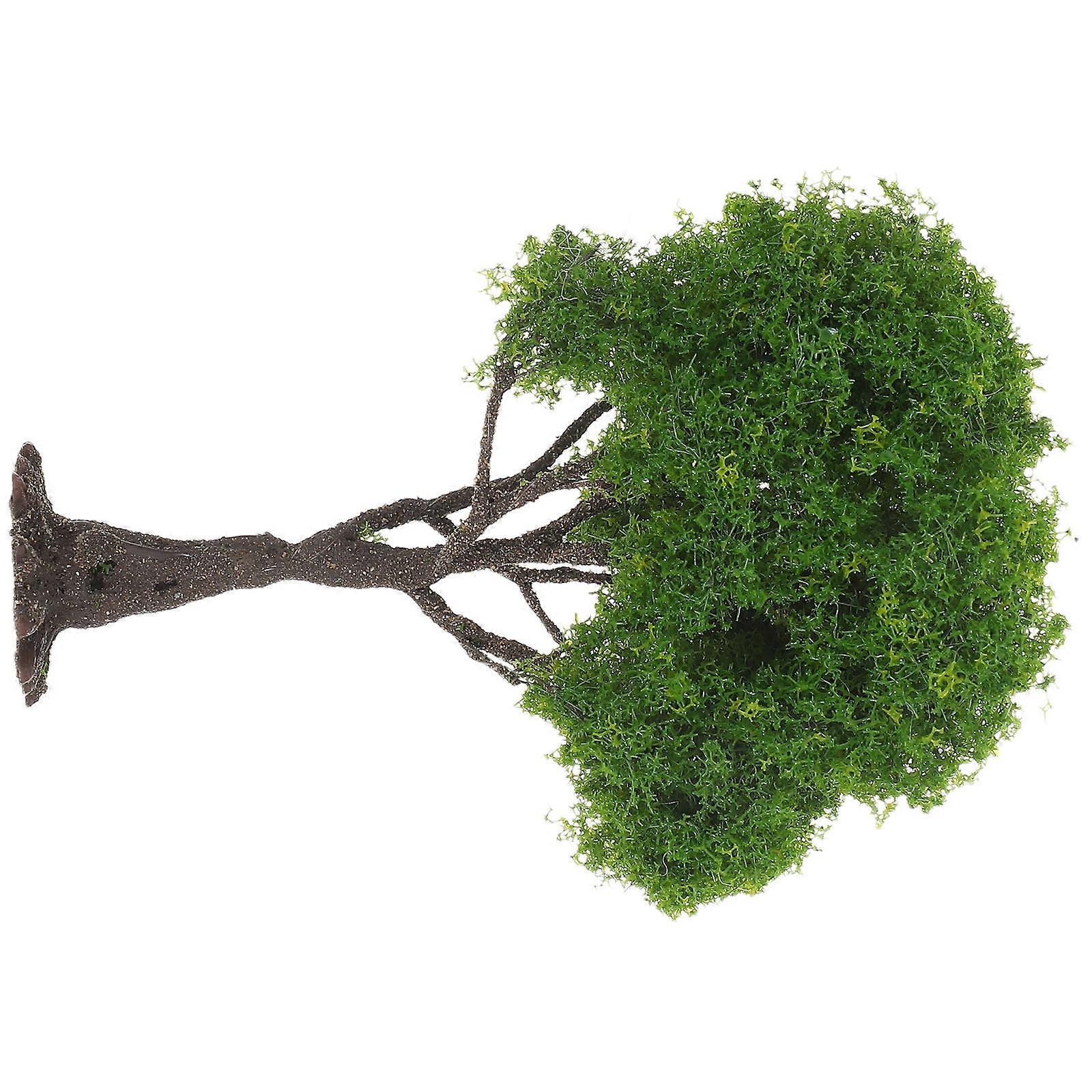 Miniature Trees Model for Landscape with Green Plastic Wire Material