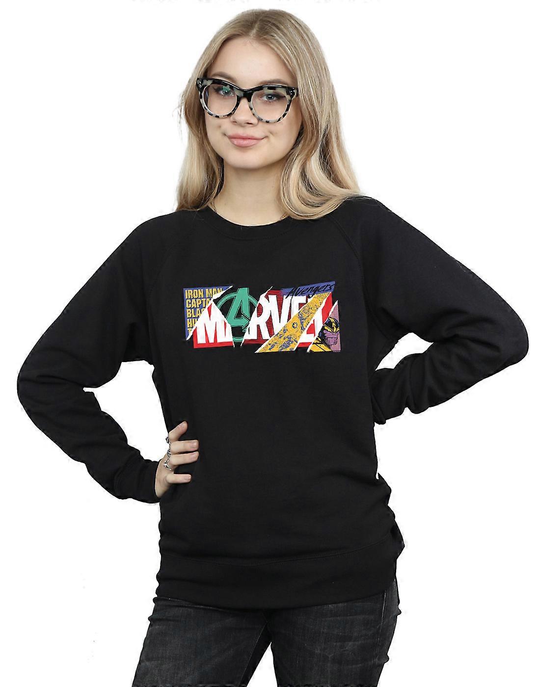 Marvel kvinnor ' s collage logo Sweatshirt