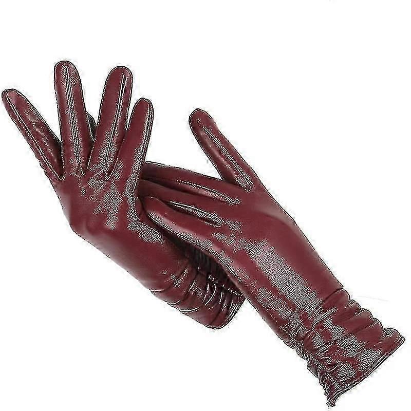 Winter Genuine Leather Gloves Suitable for Sheepskin