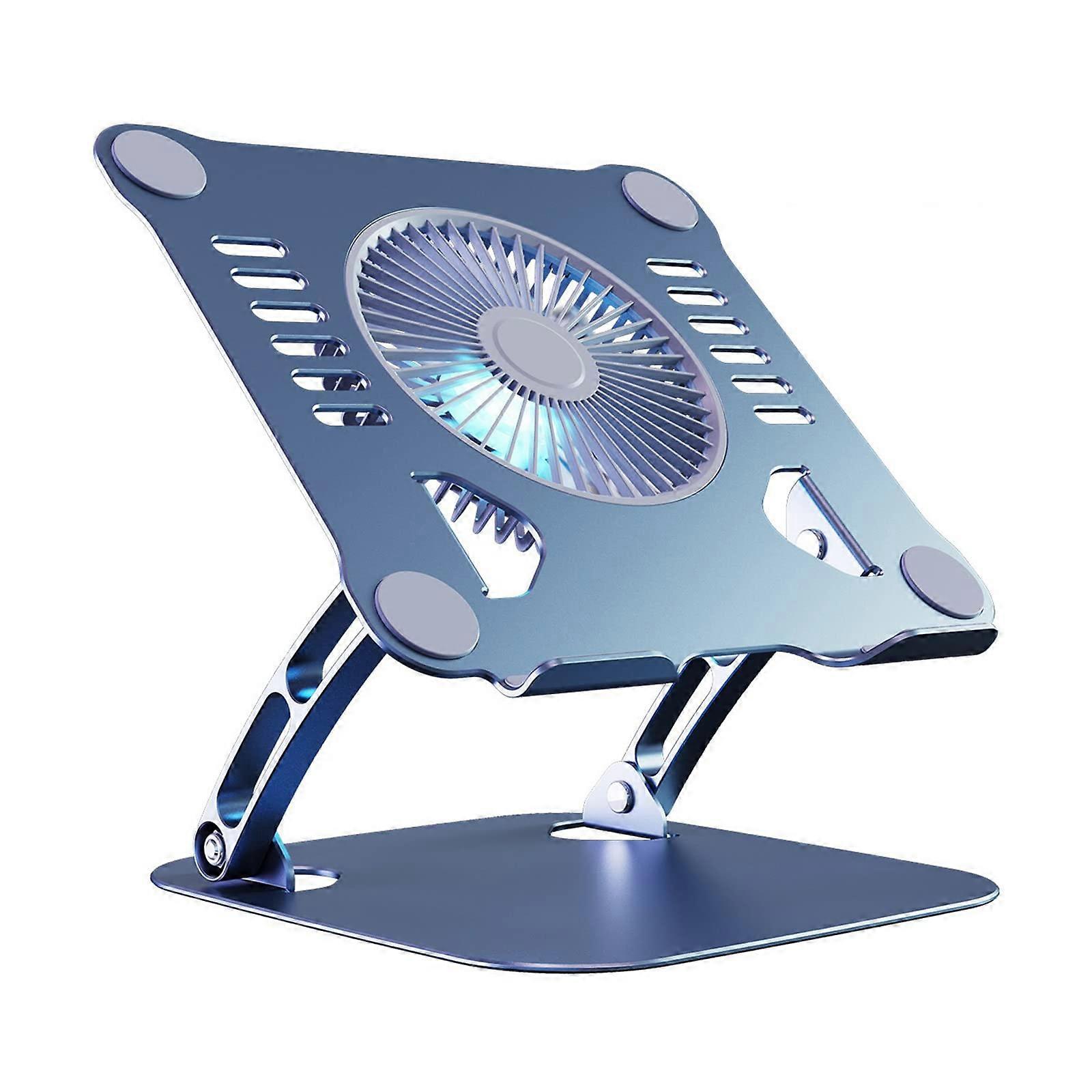 Laptop Cooling Pad with Speed Quiet Fan, Ergonomic Adjustable Notebook Cooler Stand, Grey