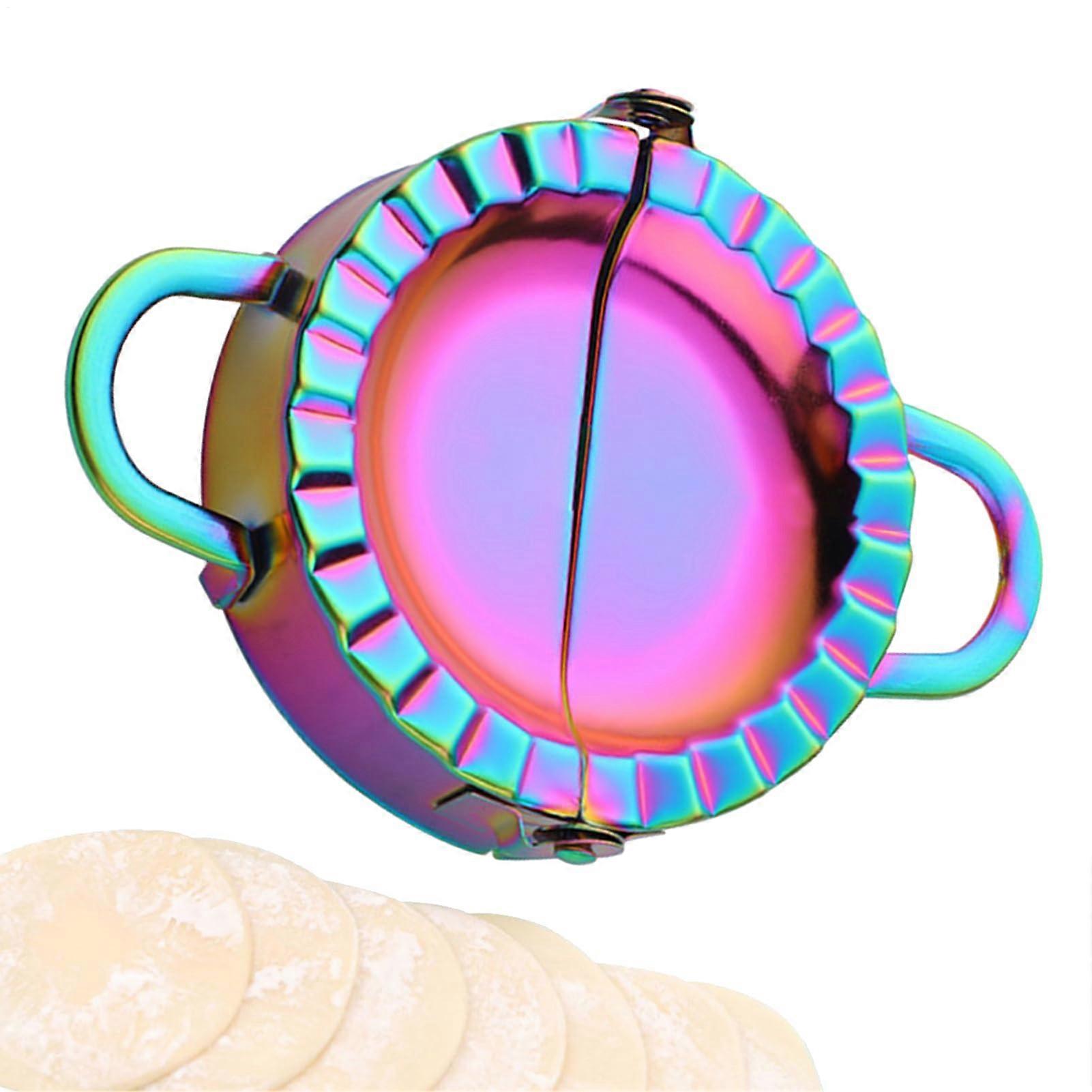 Stainless Steel Dumpling Press with Secure Seal for Tortillas and Quick Kitchen Dumpling Making