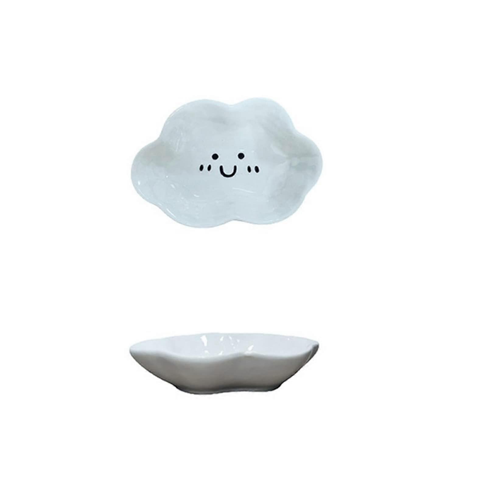 Ceramic Sauce Dish with Cute Compact Design, Small Dipping Bowl for MultiPurpose Kitchen Use