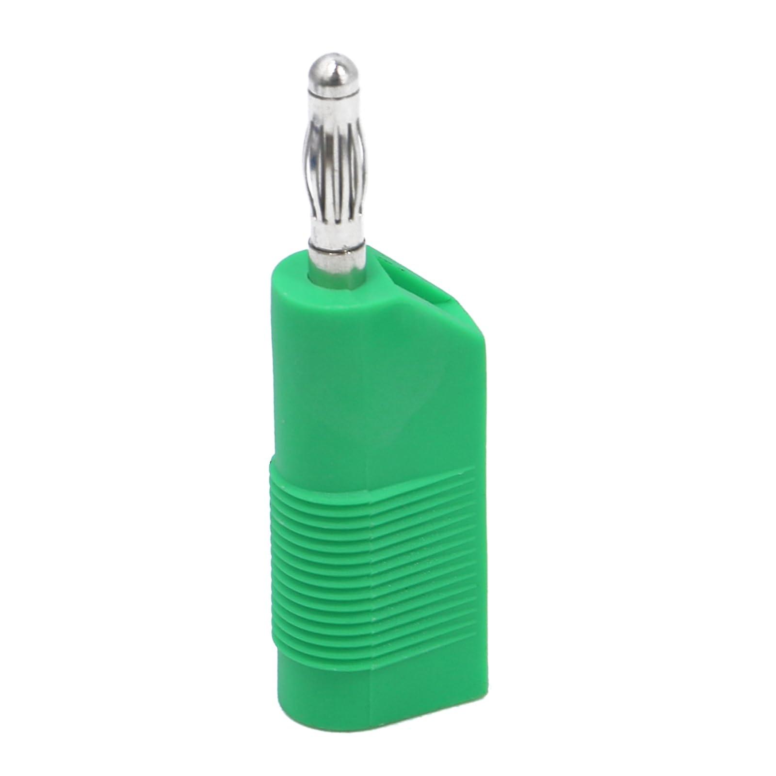 4mm Stackable Banana Plugs for Electronic Testing and Circuit Test Equipment Green Copper