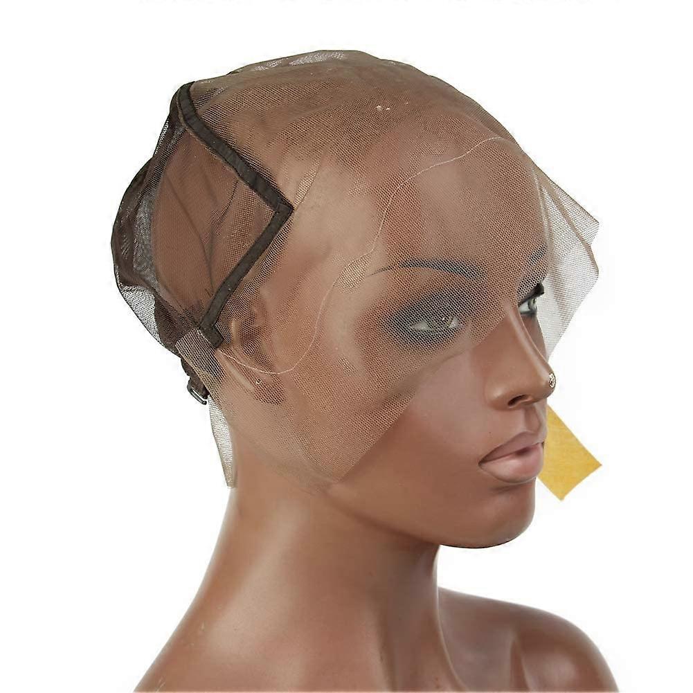 3 Pcs 13x6 Lace Wig Making Cap with Adjustable Strap Breathable Stretch Lace for Comfortable Fit